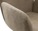 Roxana Spisebordsstol, Taupe, 57,5x62x88 cm, Dreje & Vippe