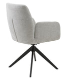 Roxana Spisebordsstol, Lysegrå, 57,5x62x88 cm, Dreje & Vippe