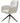 Roxana Spisebordsstol, Ivory, 57,5x62x88 cm, Dreje & Vippe