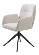 Roxana Spisebordsstol, Ivory, 57,5x62x88 cm, Dreje & Vippe