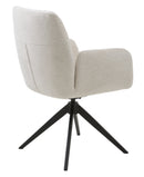 Roxana Spisebordsstol, Ivory, 57,5x62x88 cm, Dreje & Vippe