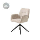 Roxana Spisebordsstol, Ivory, 57,5x62x88 cm, Dreje & Vippe