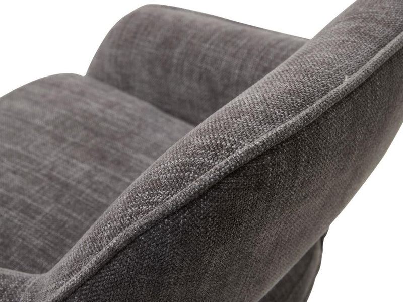 Cowley Barstol, Grafit, 51x54x95,5-110,5 cm, Sæt af 2