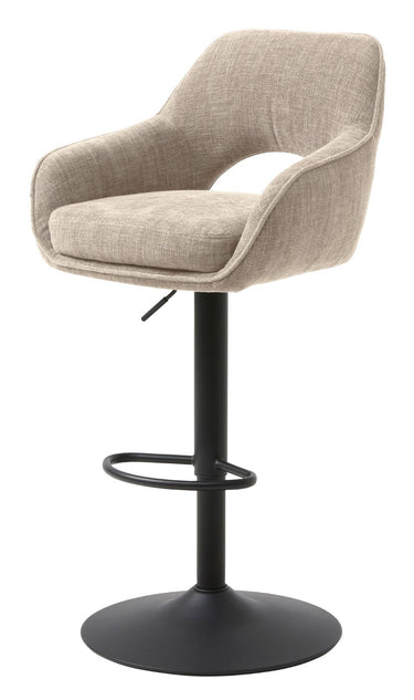Cowley Barstol, Hørfarvet, 51x54x95,5-110,5 cm, Sæt af 2