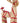 Ib Laursen - Julebuk m/rødt bånd, H43 cm