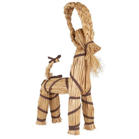 Ib Laursen - Julebuk m/brunt bånd og skæg, H59cm