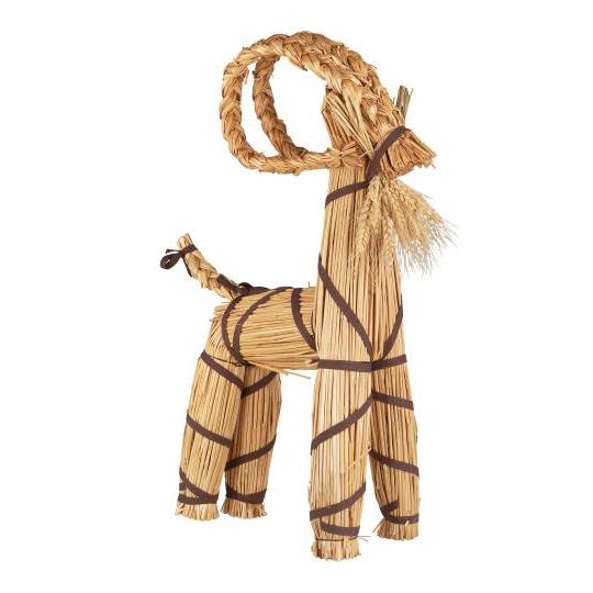 Ib Laursen - Julebuk m/brunt bånd og skæg, H63cm