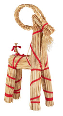 Ib Laursen - Julebuk m/rødt bånd og skæg, H63 cm