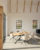 Cesura Spisebord, Eg Melamin, 100x200x75 cm