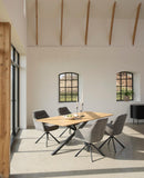 Cesura Spisebord, Eg Melamin, 100x200x75 cm