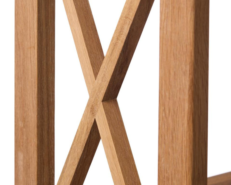 X-shelf reol, eg, 70x30x124cm