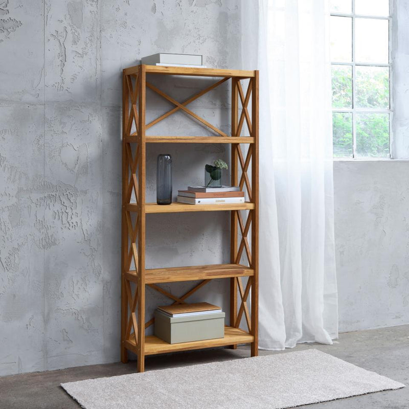 X-shelf reol, eg, 70x30x161cm