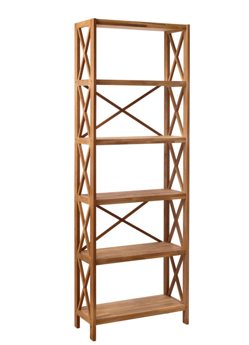 X-shelf reol, eg, 70x30x198cm