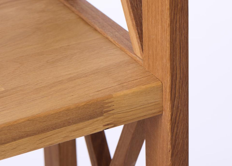 X-shelf reol, eg, 70x30x198cm