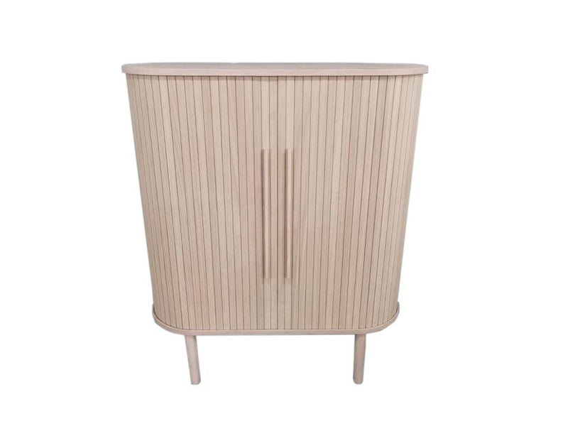 Meta Skab, Hvidpigmenteret eg, 100x40x118 cm