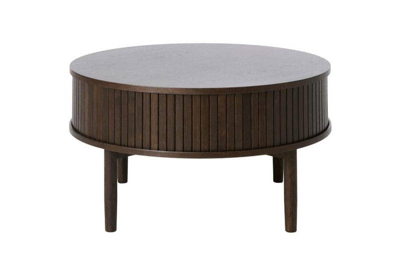 Meta Sofabord, Mørk Espresso Brun, Ø85x45 cm