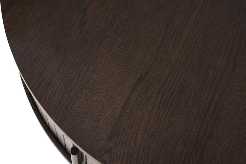 Meta Sofabord, Mørk Espresso Brun, Ø85x45 cm