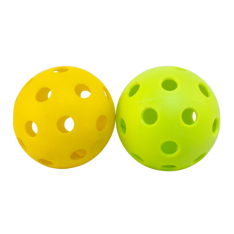 Magni - Pickleball sæt med 2 bat og 2 bolde i officielle størrelser, i net