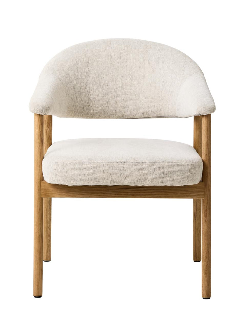 Elk Spisebordsstol, Sand, 63x63x81 cm, Sæt af 2