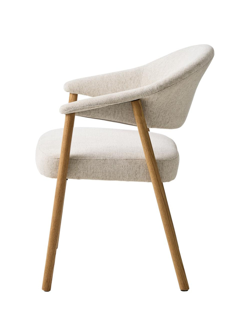 Elk Spisebordsstol, Sand, 63x63x81 cm, Sæt af 2