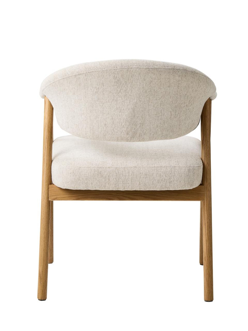 Elk Spisebordsstol, Sand, 63x63x81 cm, Sæt af 2