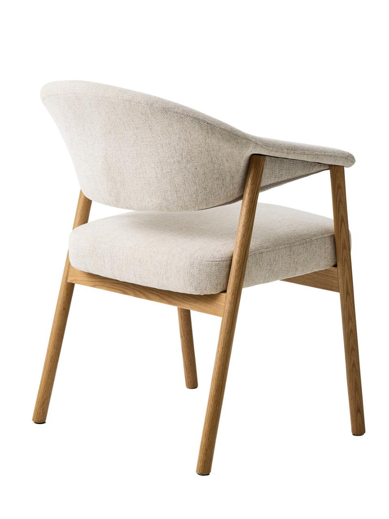 Elk Spisebordsstol, Sand, 63x63x81 cm, Sæt af 2