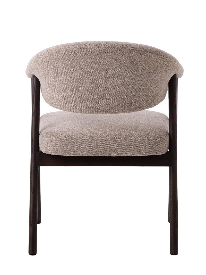 Elk Spisebordsstol, Sand, 63x63x81 cm, Sæt af 2 stk.