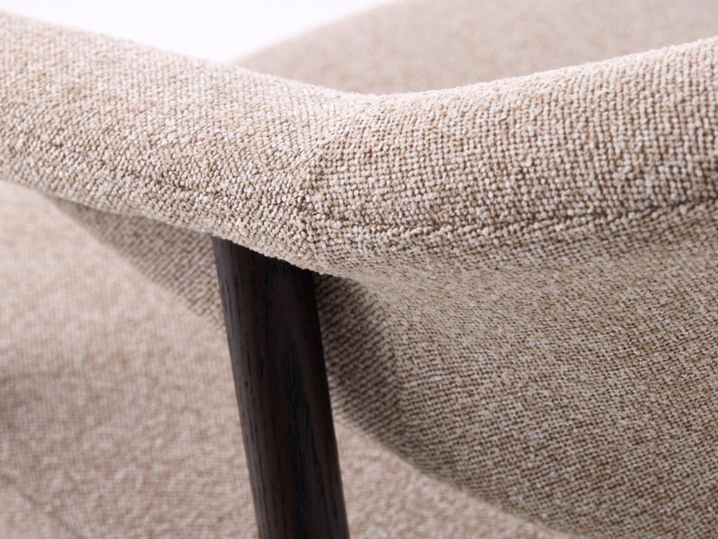 Elk Spisebordsstol, Sand, 63x63x81 cm, Sæt af 2 stk.