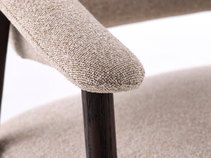 Elk Spisebordsstol, Sand, 63x63x81 cm, Sæt af 2 stk.