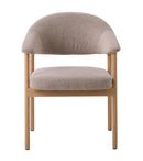 Elk Spisebordsstol, Sand, 63x63x81 cm, Sæt af 2