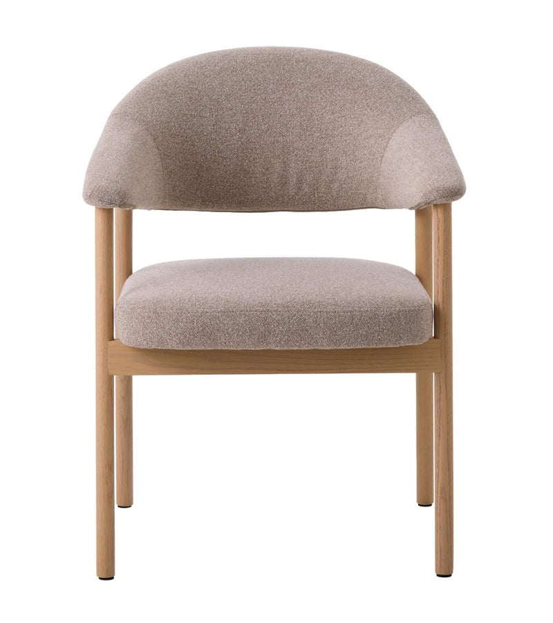 Elk Spisebordsstol, Sand, 63x63x81 cm, Sæt af 2