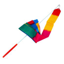 Magni - Gymnastikvimpel med satin bånd, multifarvet