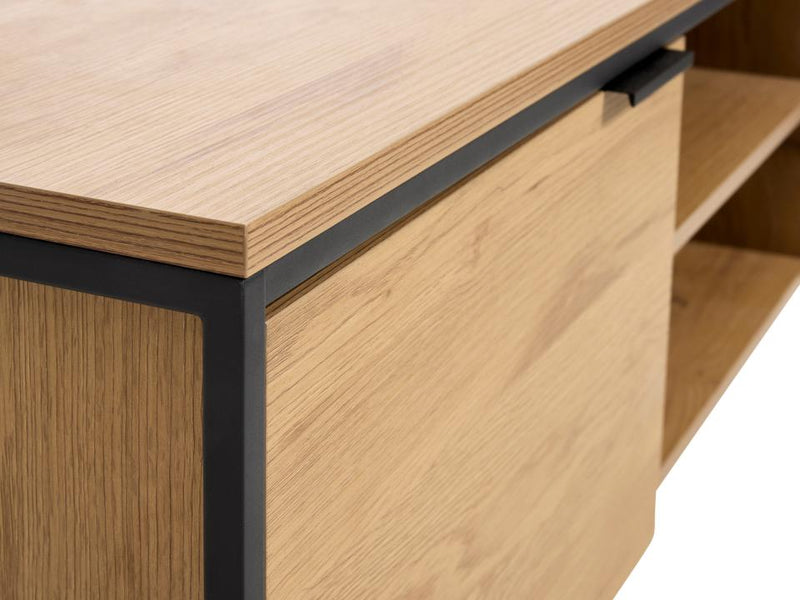 Cesura TV-Bord, Eg Melamin, 155x45x55 cm