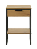 Cesura sengebord, Eg Melamin, 40x30x60 cm