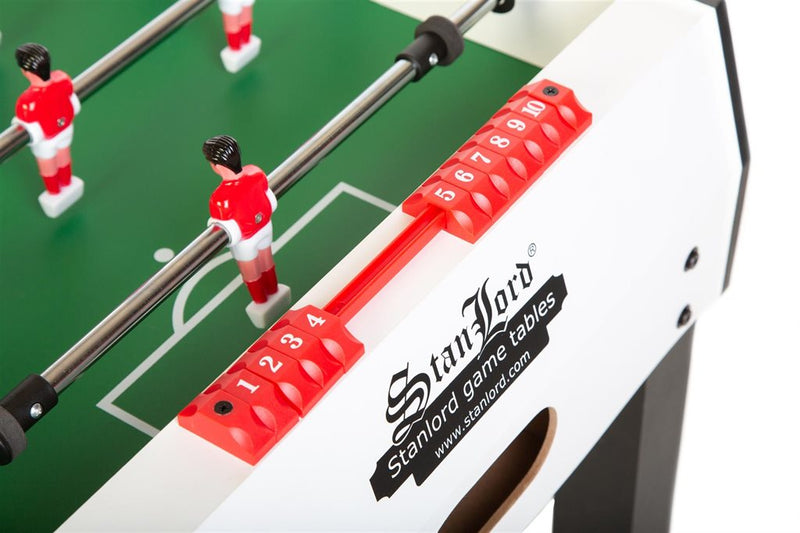 Stanlord - Monopoly, Bordfodbold, 94x51x72cm, hvid