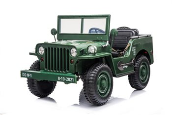 Azeno - Explorer, 24V elbil, 4x4, stor model m. 3 sæder, m. fjenbetjening, EVA hjul - Bolig og Haven