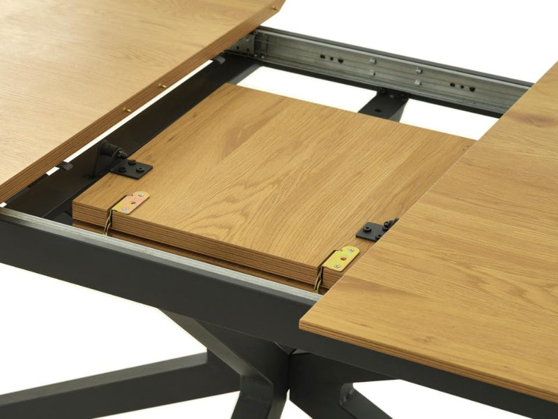 Cesura Udtræksbord, Eg Melamin, 90x160-200x75 cm