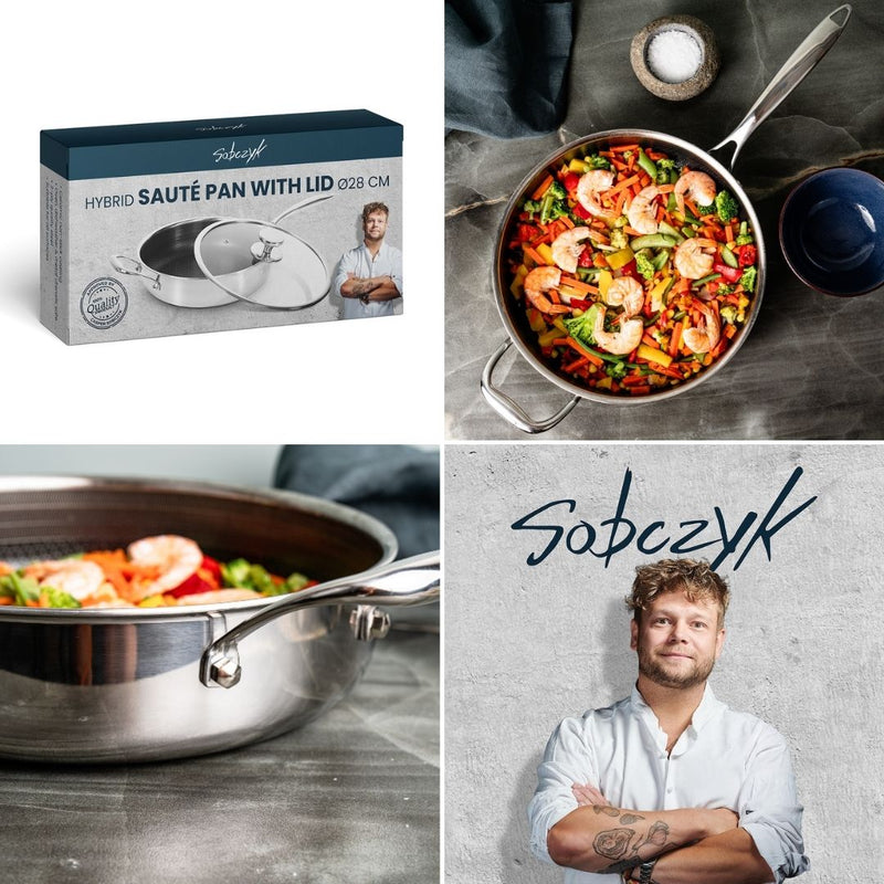 Sobczyk - Hybrid sauterpande m. låg Ø28cm