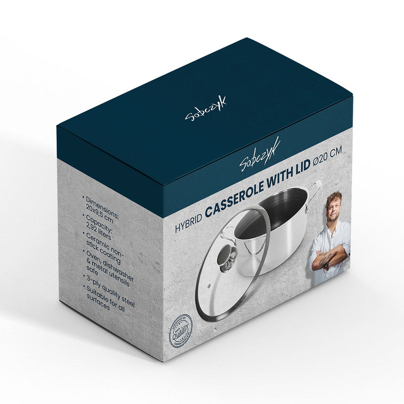 Sobczyk - Hybrid gryde m. låg Ø20cm