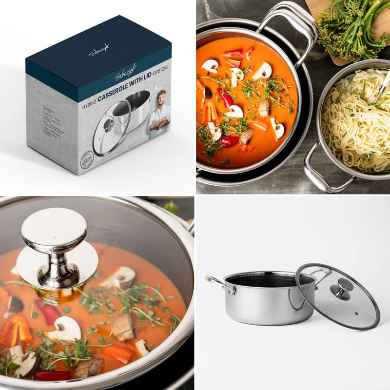 Sobczyk - Hybrid gryde m. låg Ø28cm