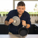 Sobczyk - Emaljeret støbejern kasserolle Ø19cm