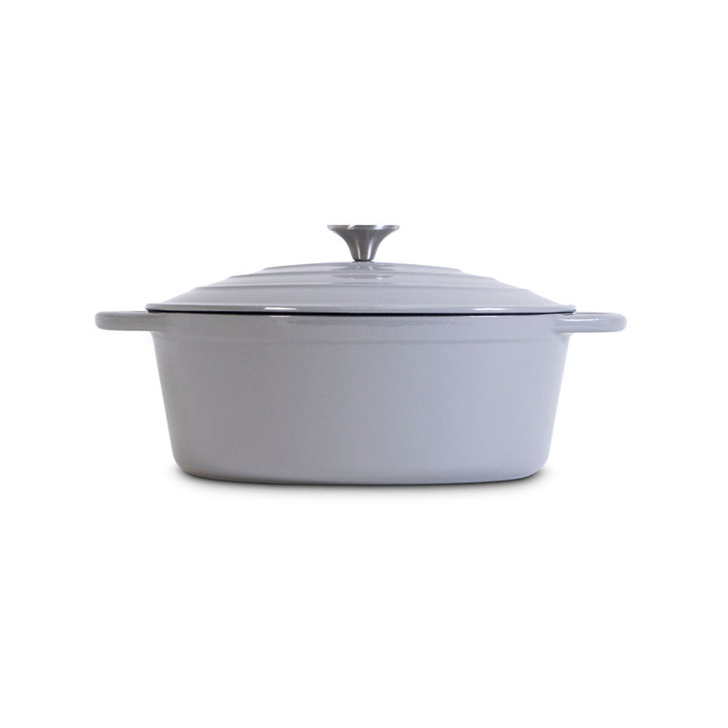 Sobczyk - Emaljeret støbejern oval gryde 30x22,5cm