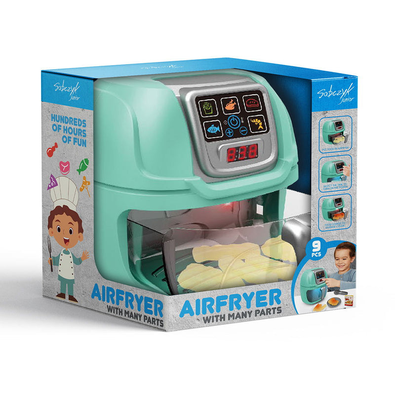 Sobczyk Junior Legetøjs airfryer med flere dele