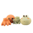 Magni - Badedyr i æske, 4 stk. hvedestrå