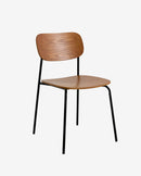 Nordal - ESA spisebordsstol – natur – B43 × D50 × H76,5 cm