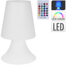 Udendørs gulvlampe XL m. fjernbetjening, H52 cm, Multi farver