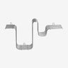 Nordal - BRAVA hylde – kromfinish – L54 × D13 × H26 cm