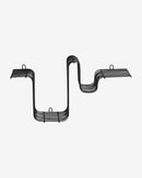 Nordal - BRAVA hylde – sort – L54 × D13 × H26 cm