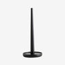 Nordal - PIPER køkkenrulleholder, træ – sort – Ø12,5 × H31 cm