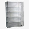 Nordal - ADA vægskab, M, med 4 hylder – antik jernfinish – B35 × D10 × H50 cm